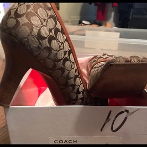 Classic Coach pumps. Great for work suit! 3” heel.